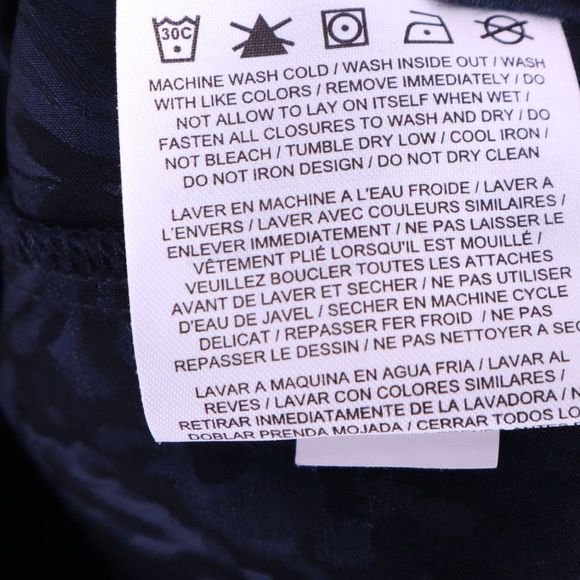 NIKE Full Zip Jacquard Navy Jacket - Picture 5 of 7